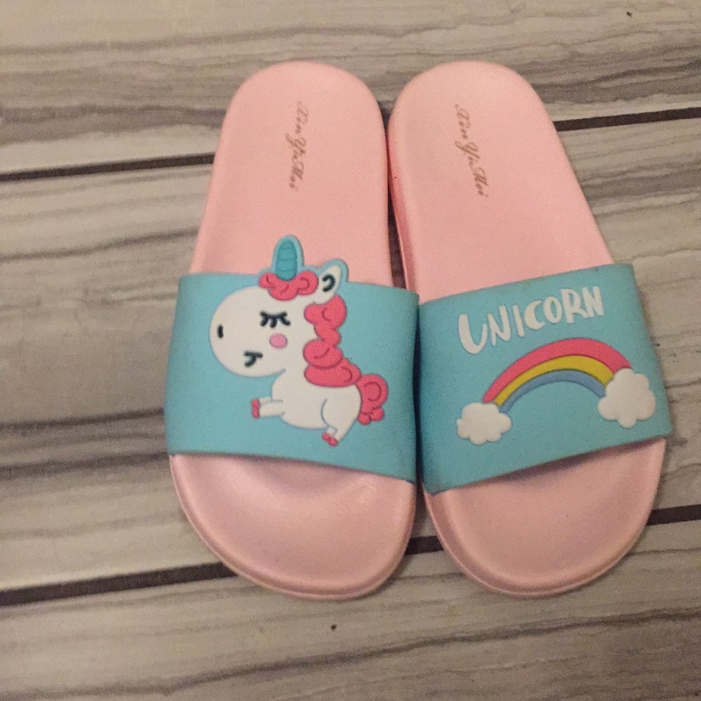 Unicorn rainbow slides